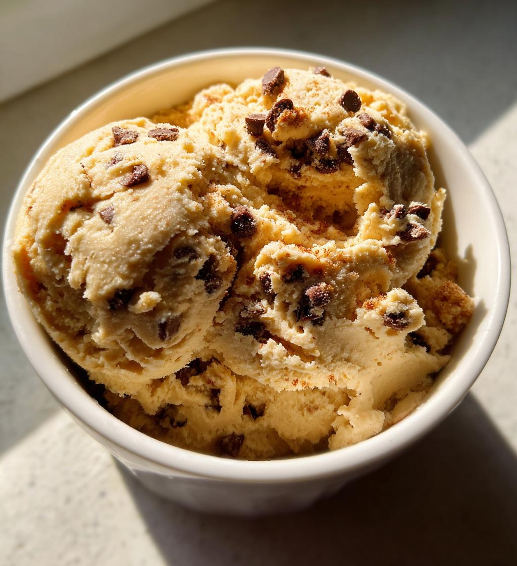 no bake edible snickerdoodle cookie dough - detail 1