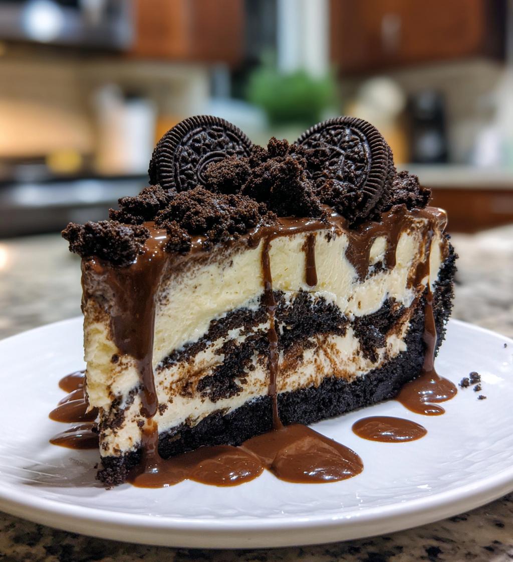 no bake oreo mud pie