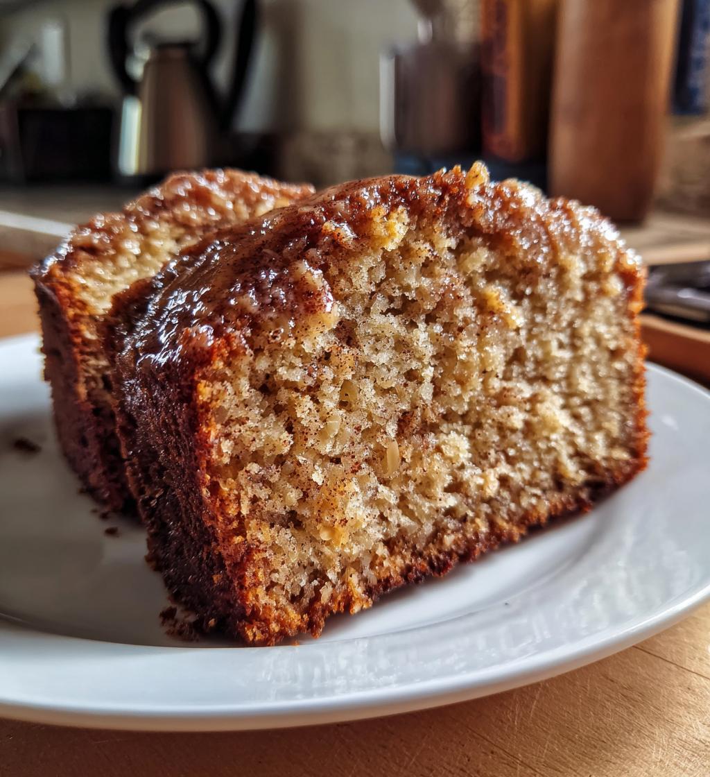 old fashioned oatmeal cake - detail 1