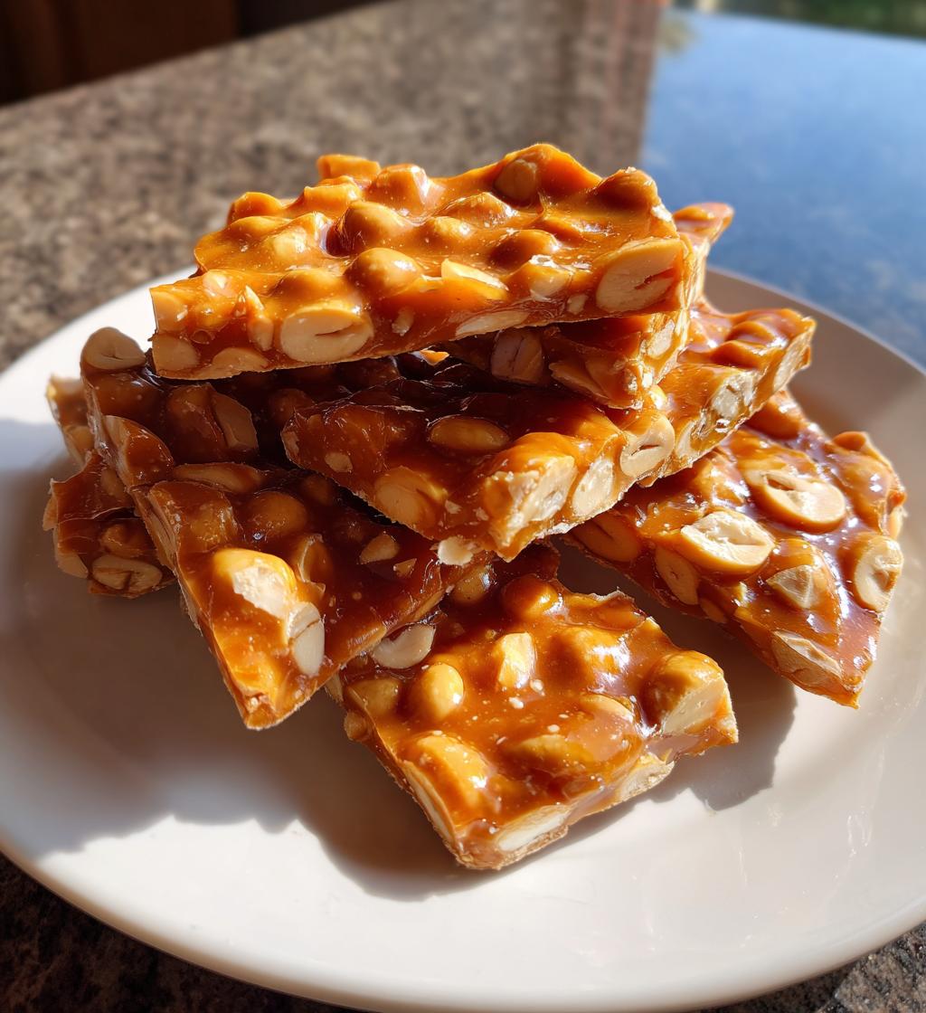 old fashioned peanut brittle