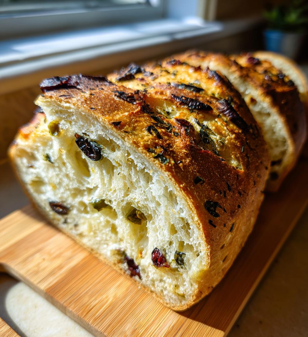 olive bread - detail 1