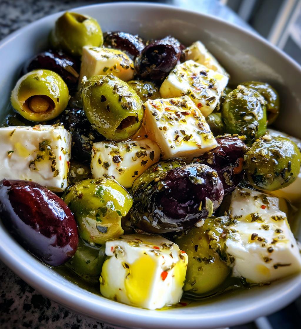 olives and cheese