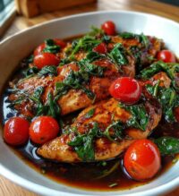 one pan balsamic chicken