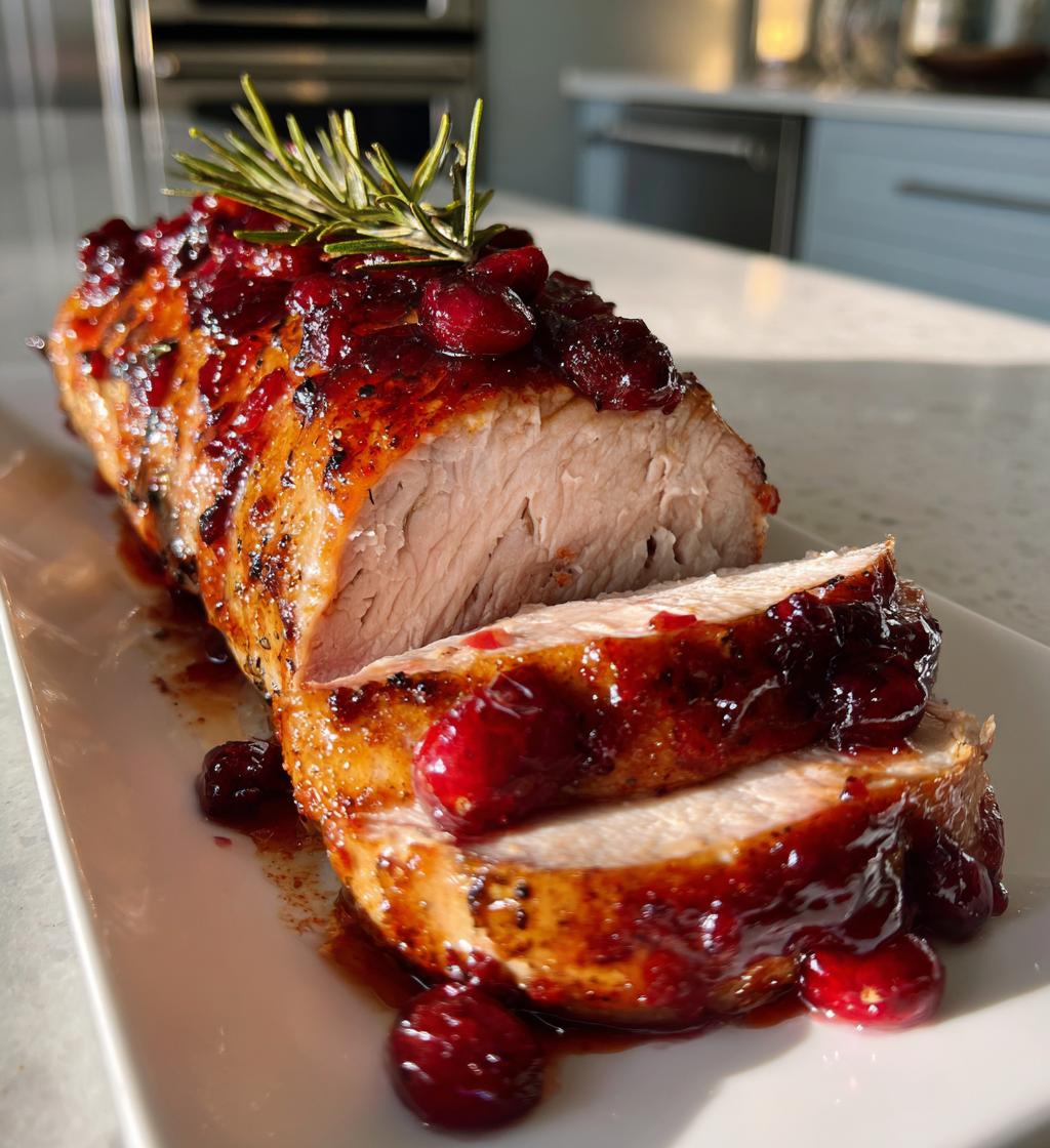 orange cranberry pork loin roast