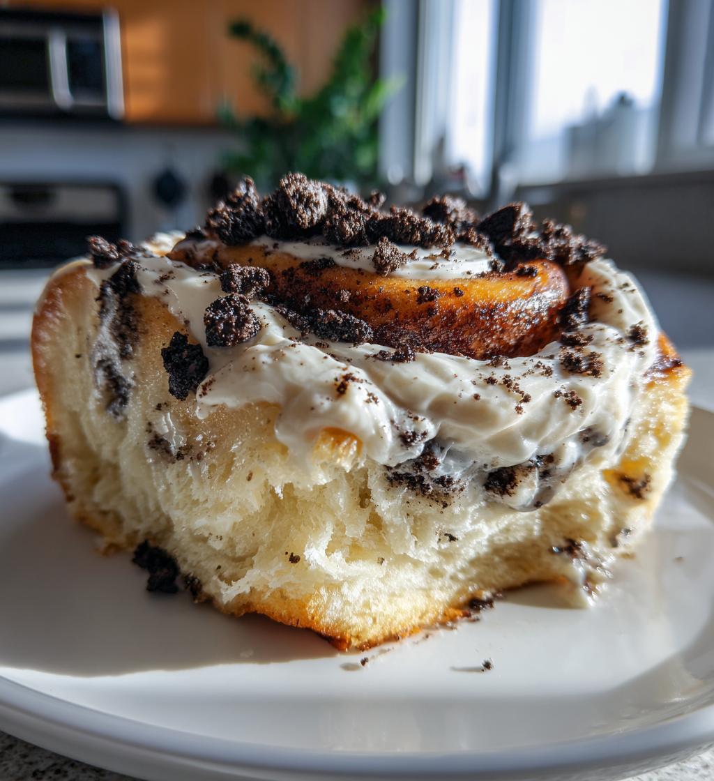 oreo stuffed cinnamon rolls