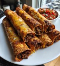 oven baked beef taquitos
