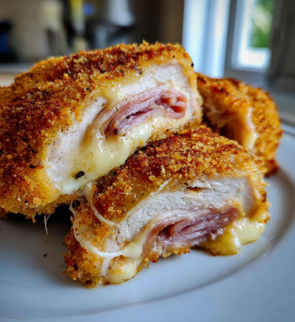 oven chicken cordon bleu