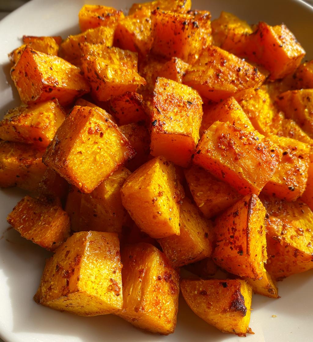 oven roasted butternut squash - detail 1