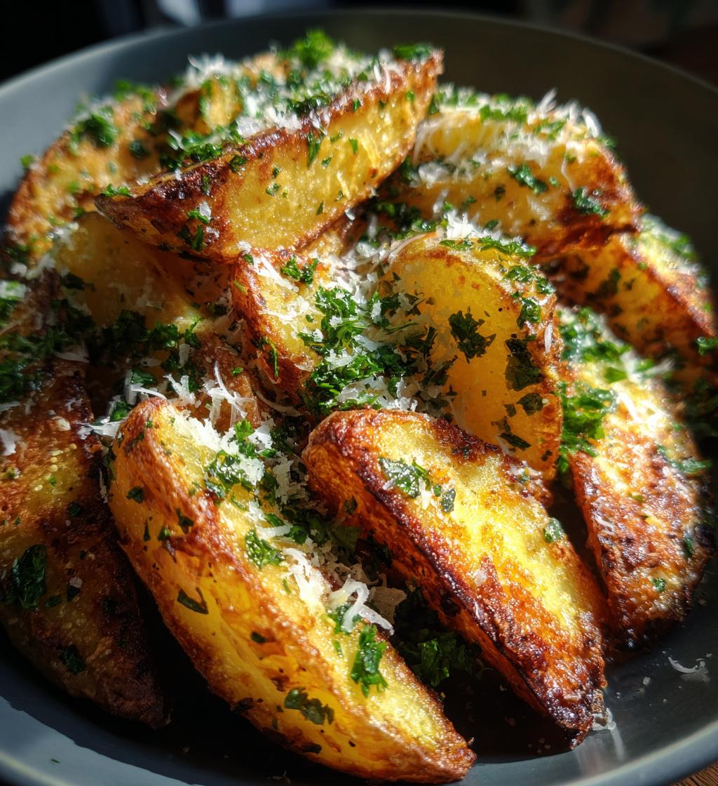 parmesan baked potatoes - detail 1