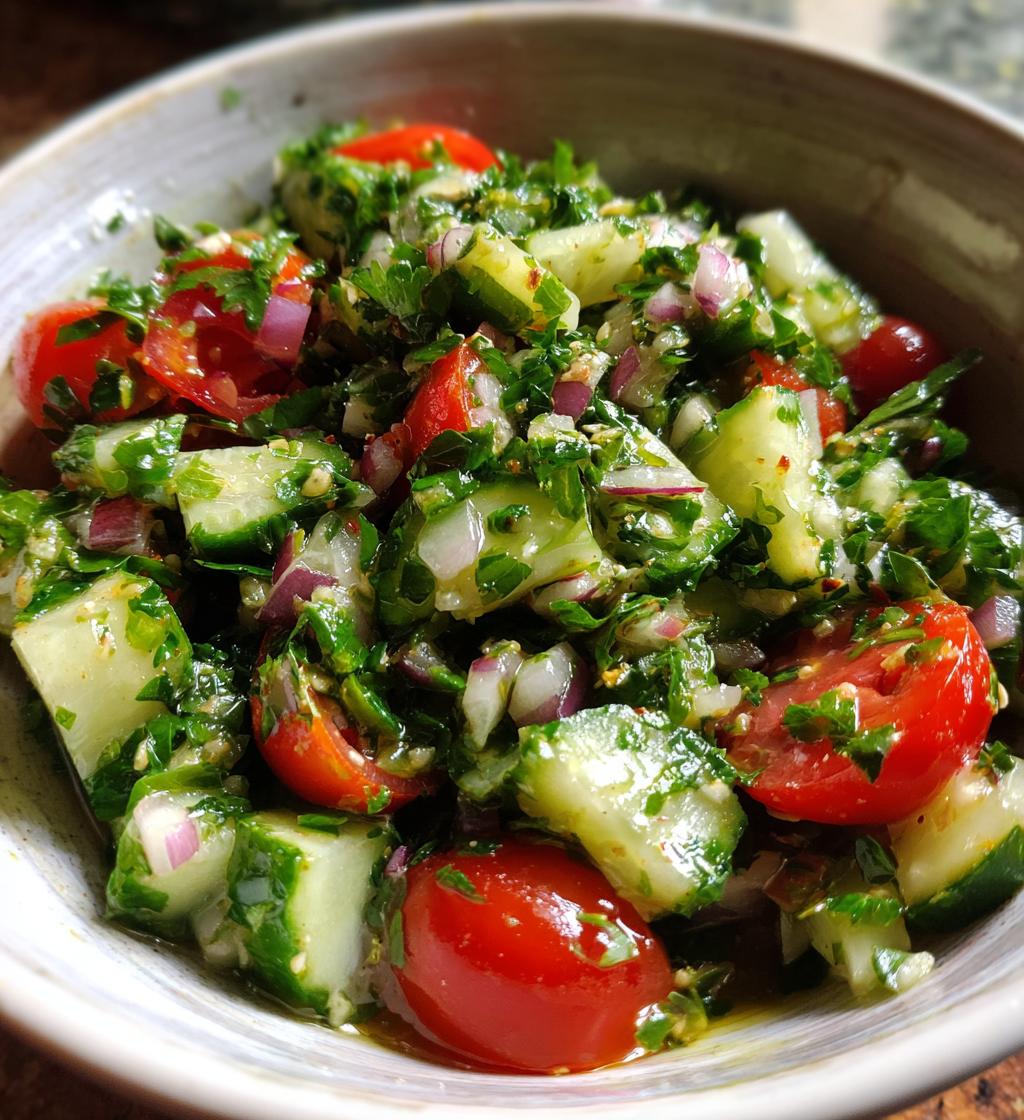 parsley salad on repeat - detail 1