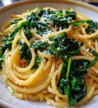 pasta with spinach easy quick