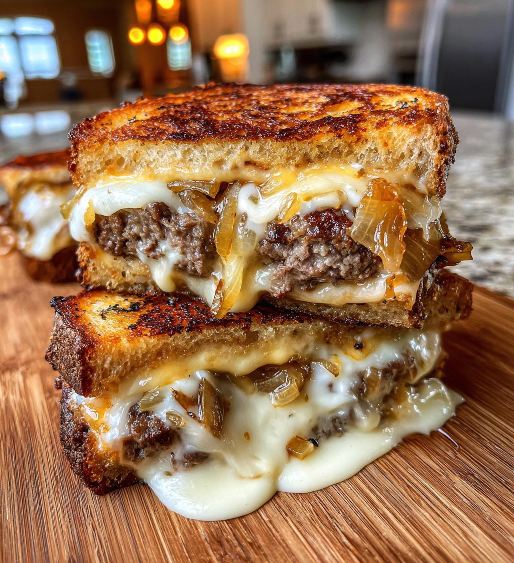 patty melts with secret sauce - detail 1