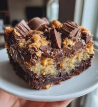 peanut butter cup dump cake