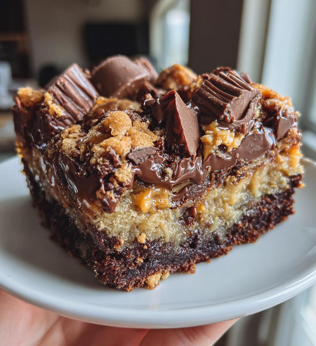 peanut butter cup dump cake