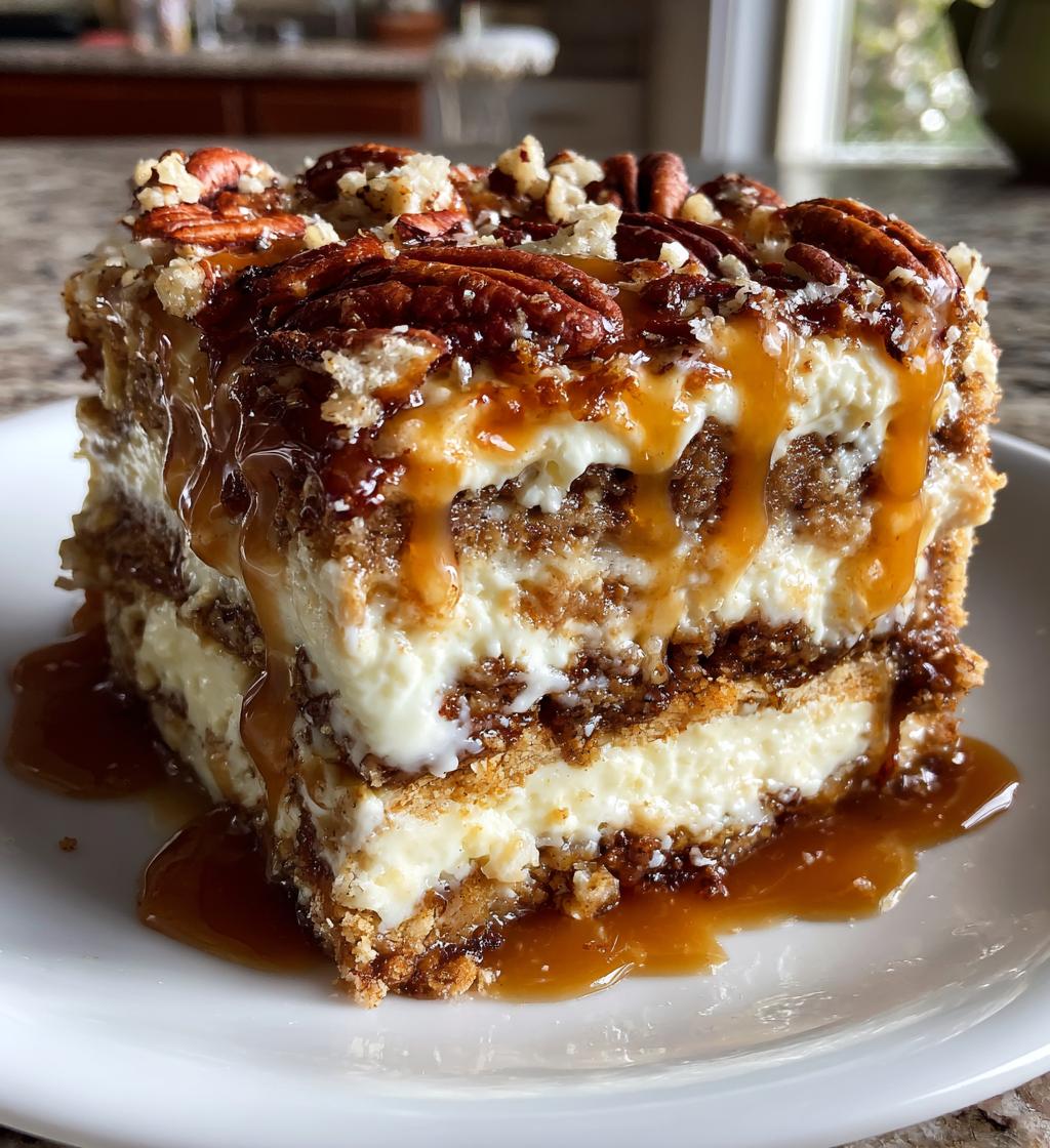 pecan pie lasagna - detail 1