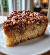 pecan upside down cake