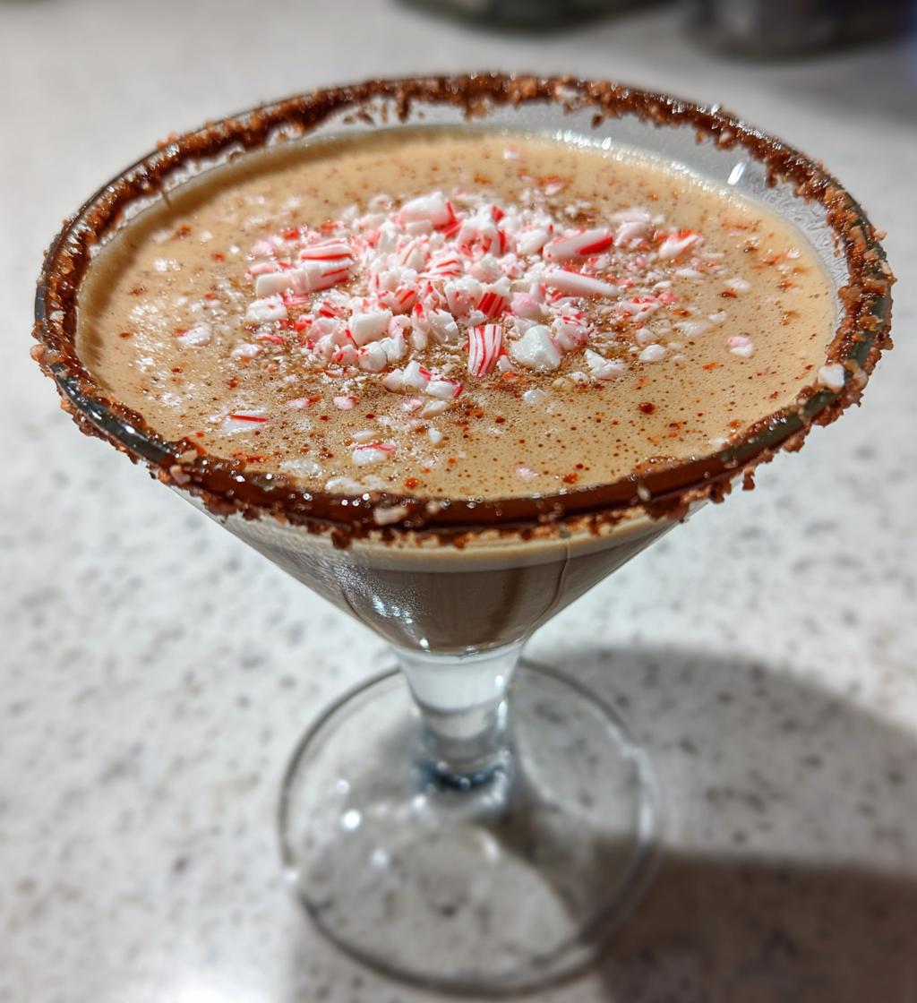 peppermint bark martini