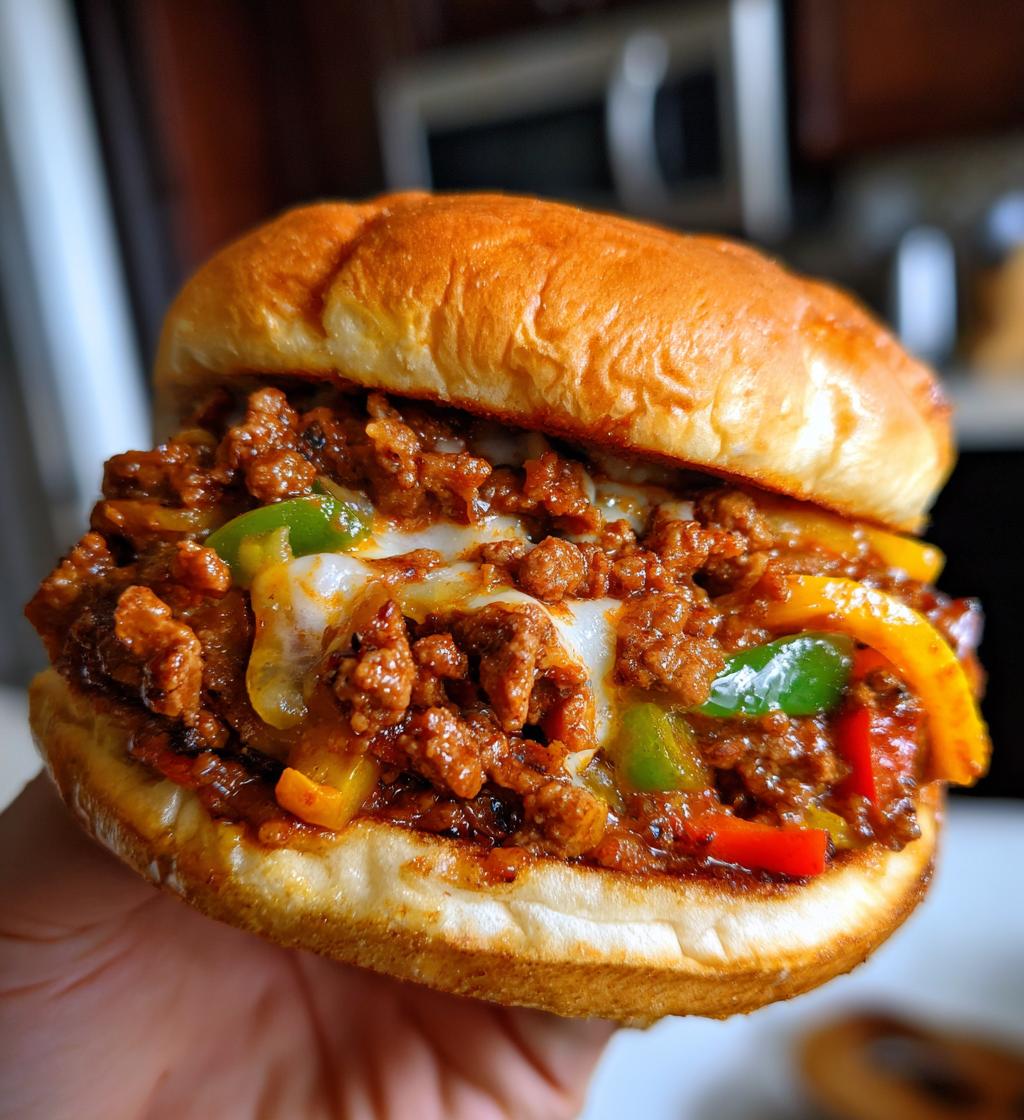 philly cheesesteak sloppy joes