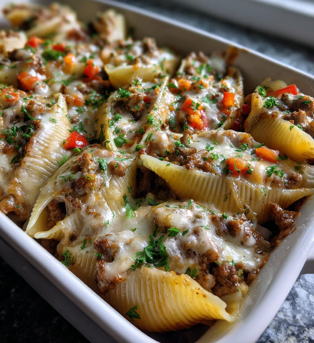philly cheesesteak stuffed shells