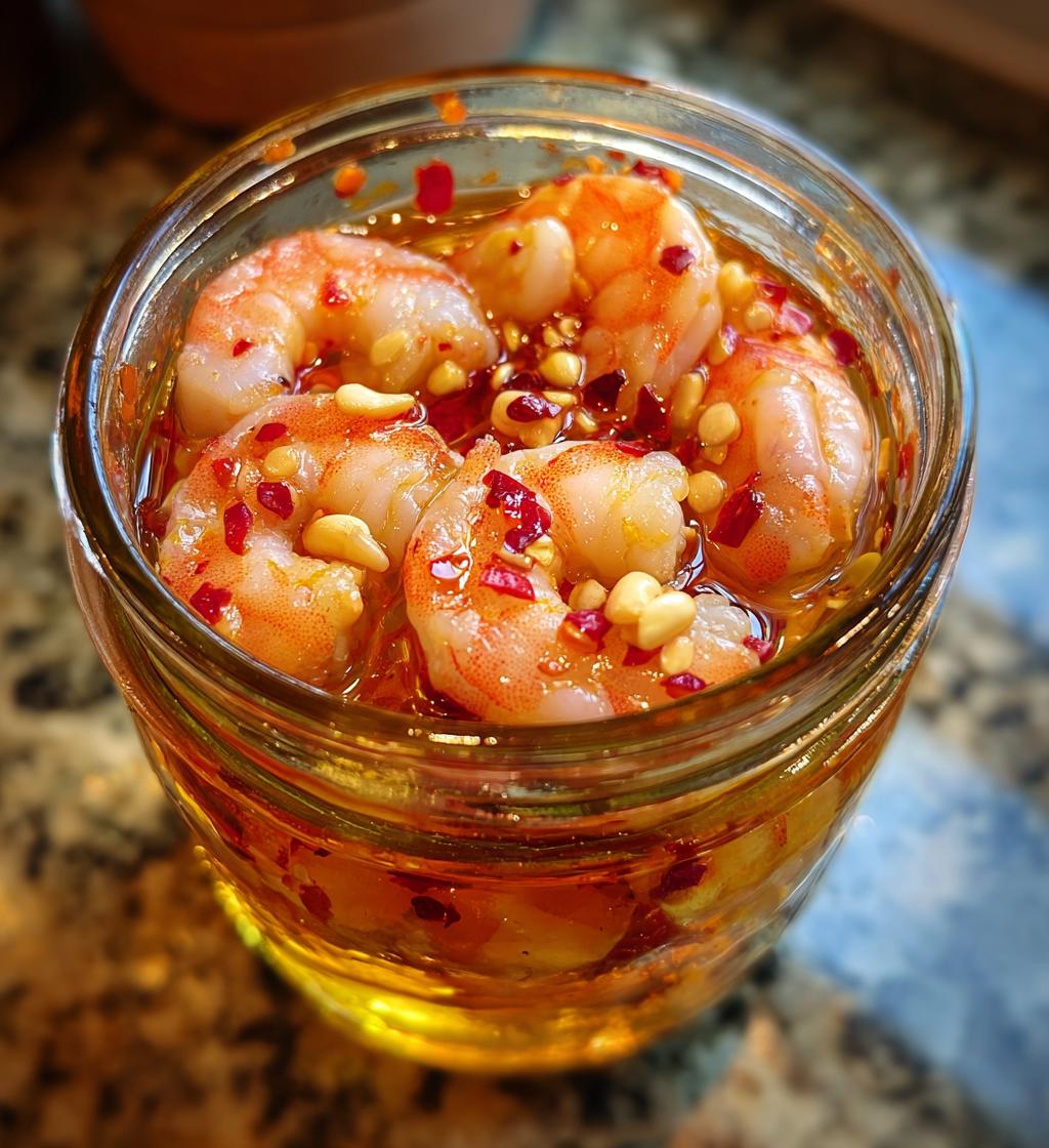 pickled shrimp - detail 1