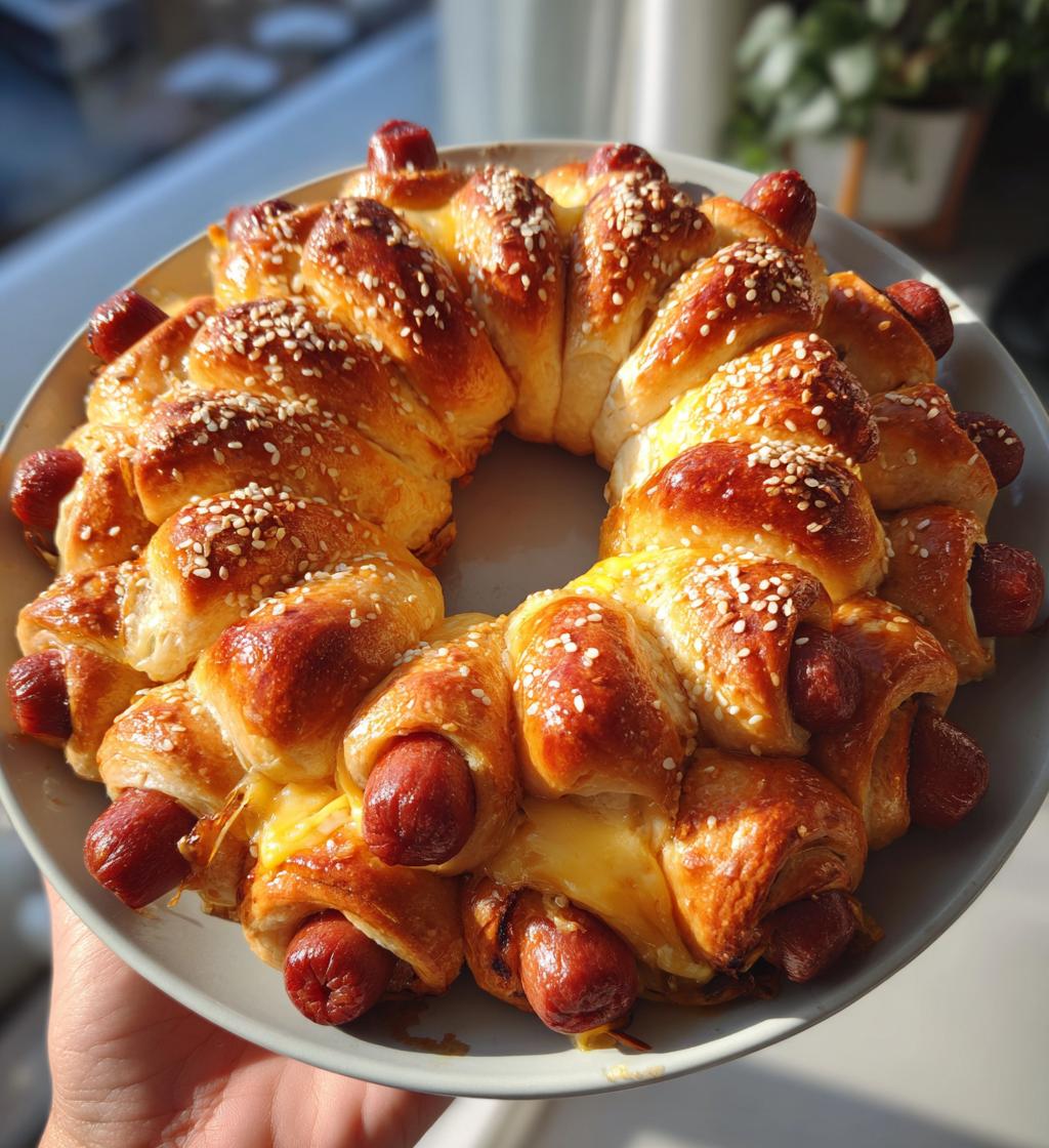 pigs in a blanket wreath recipe