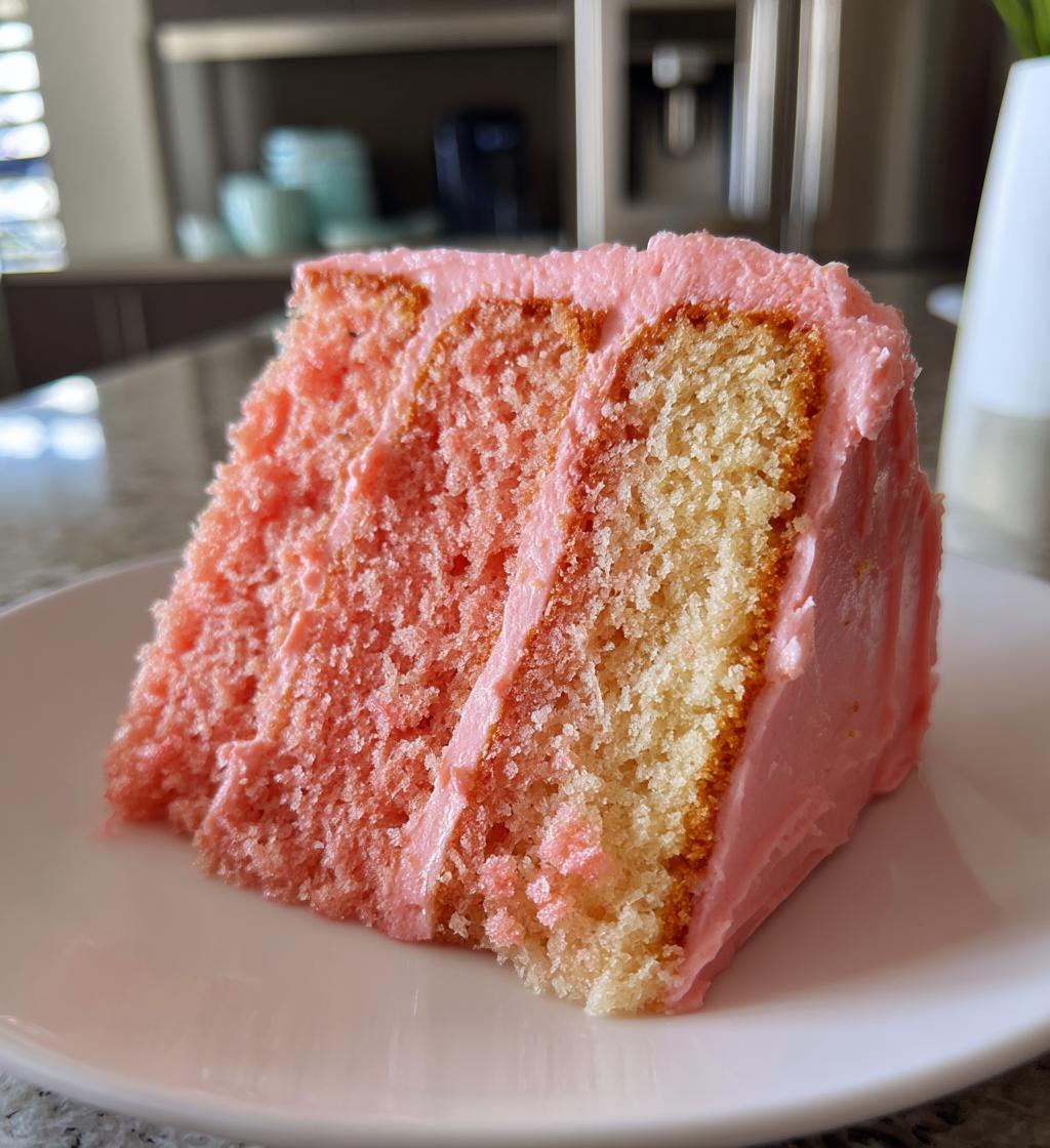 pink champagne cake recipe - detail 1