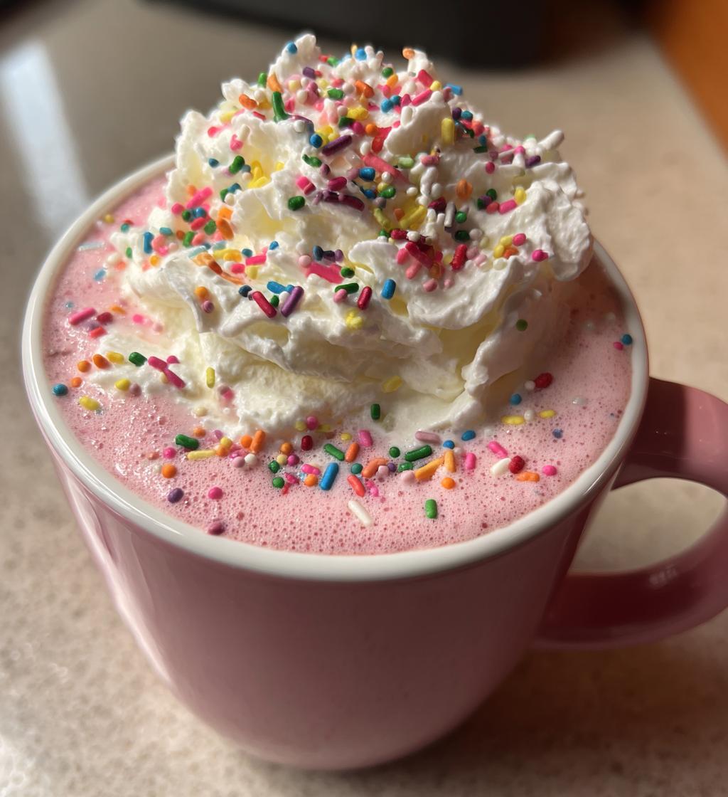 pink hot chocolate
