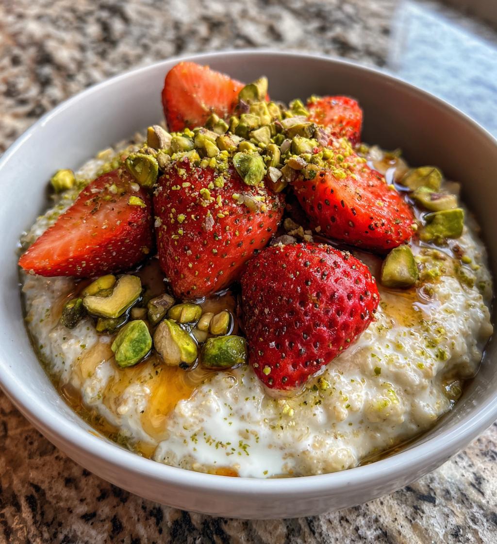 pistachio overnight oats