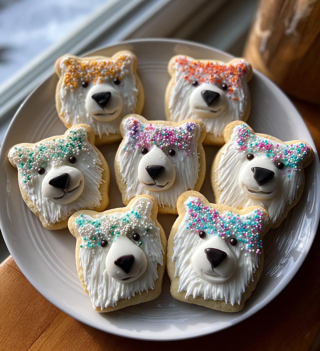 polar bear cookies