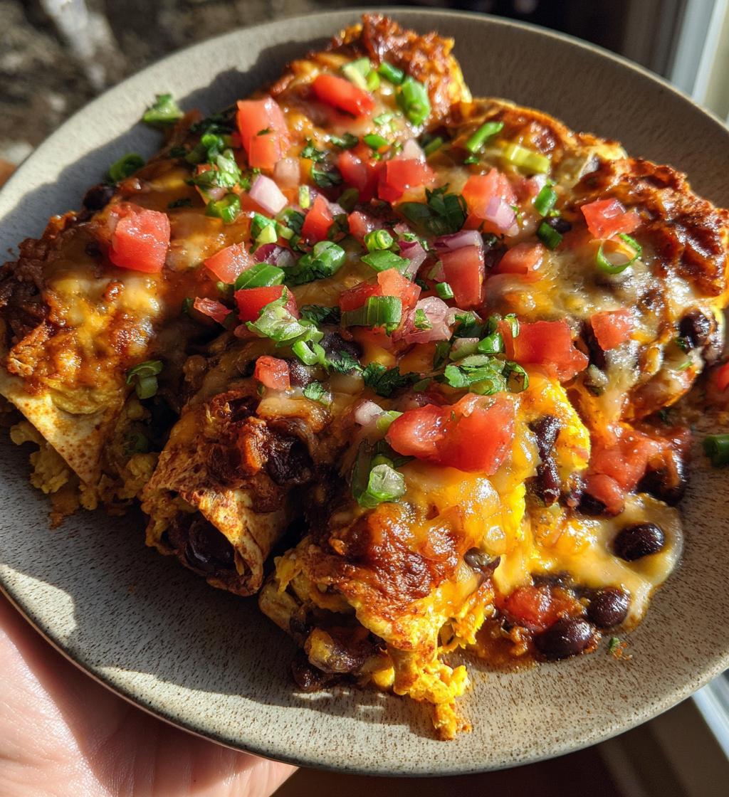 pot breakfast enchiladas - detail 1