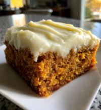 pumpkin bars with cream cheese frosting