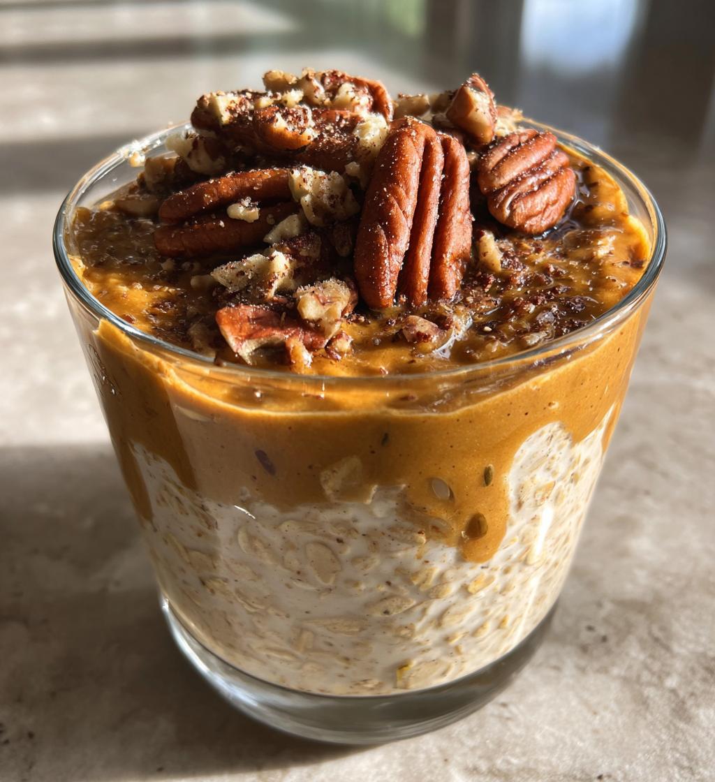 pumpkin pie overnight oats - detail 1