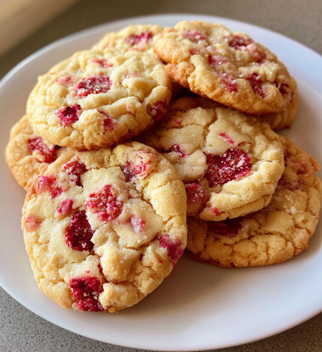 raspberry cookies