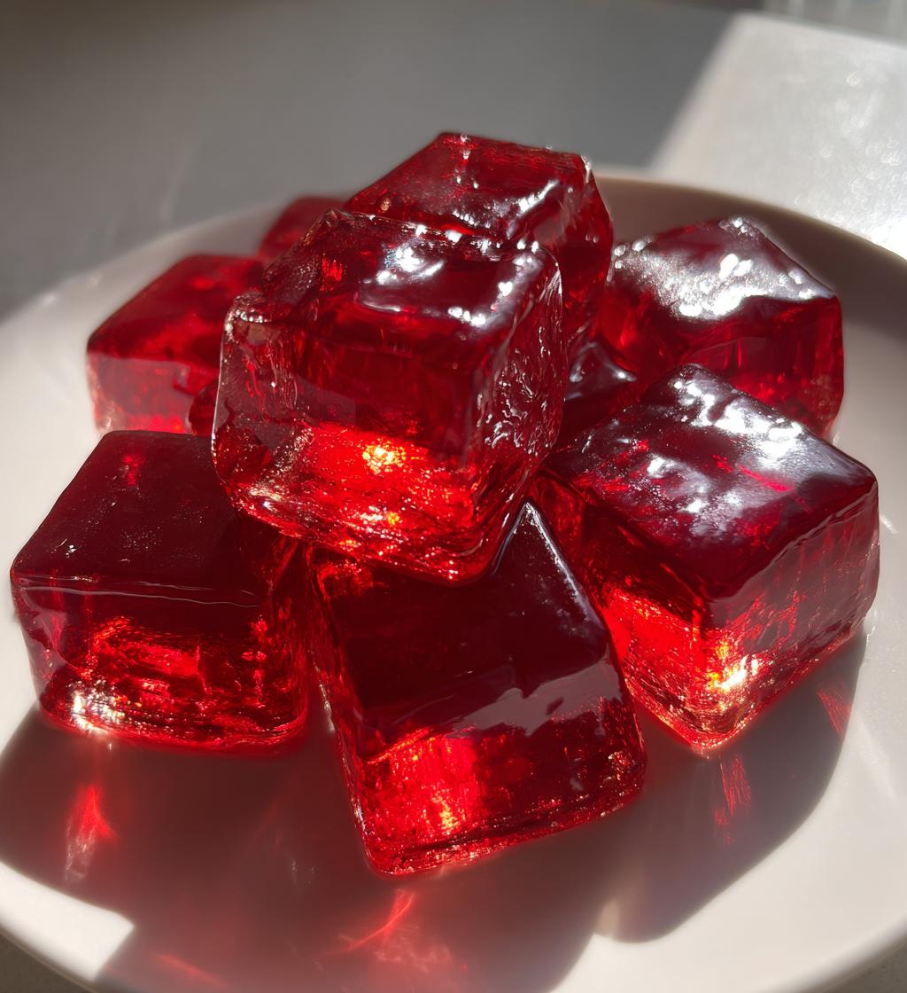 red hot cinnamon hard candy - detail 1