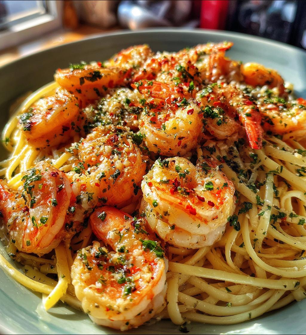 red lobster shrimp scampi - detail 1