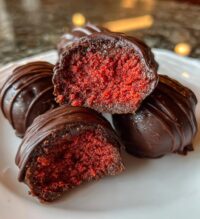 red velvet cake balls