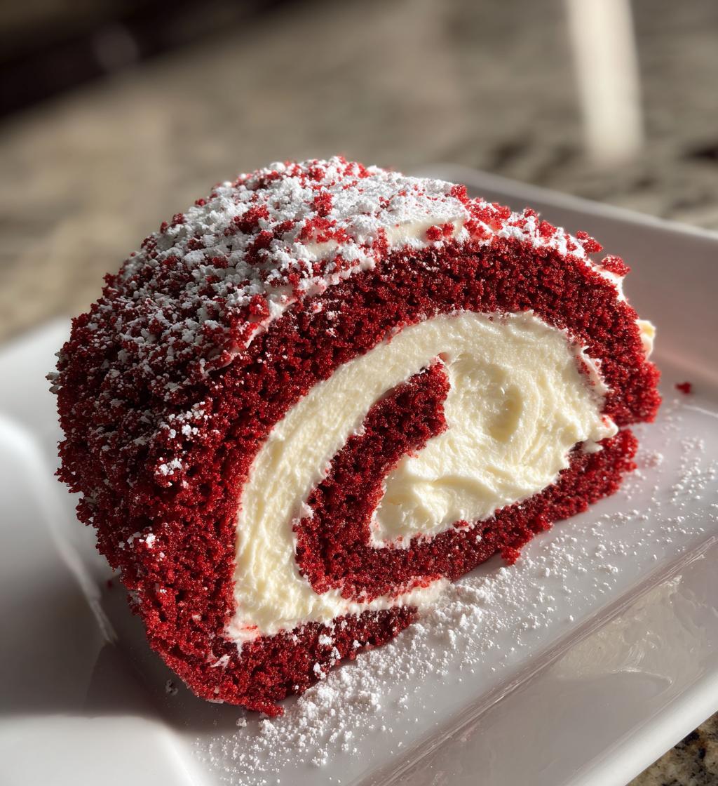 red velvet cake roll