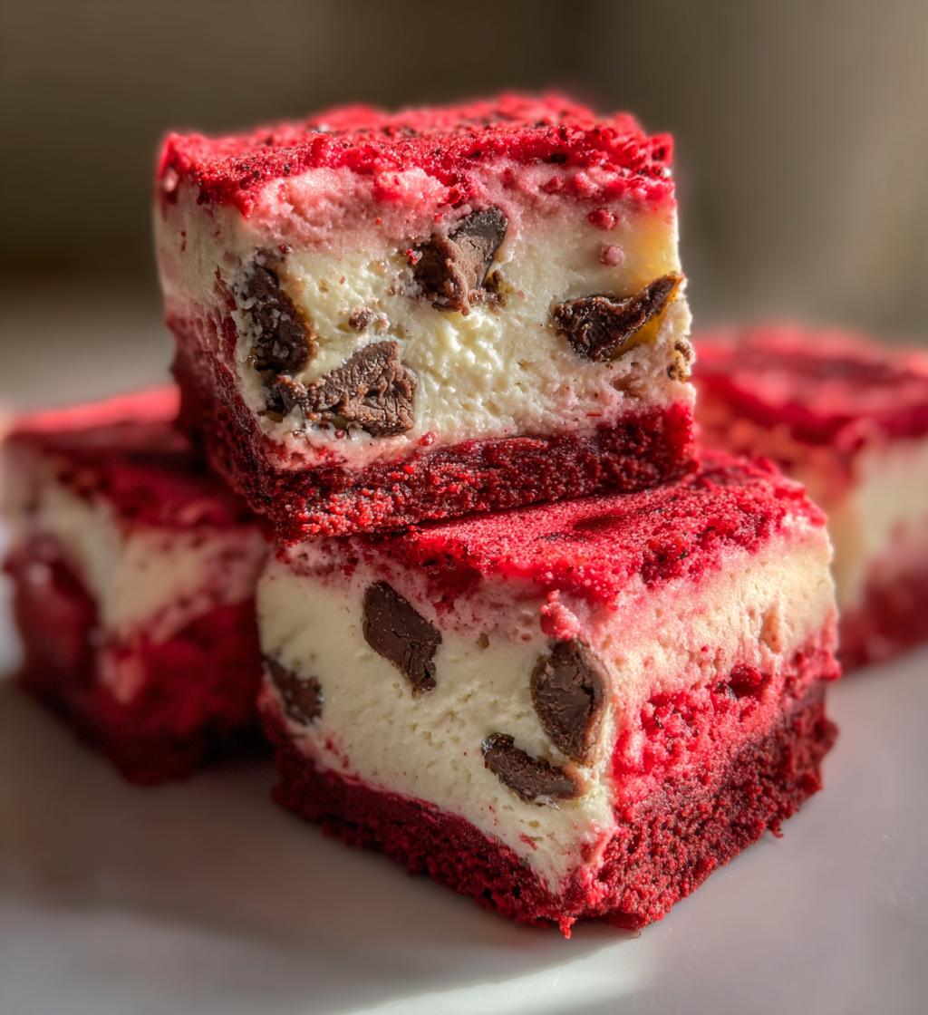 red velvet cheesecake bites