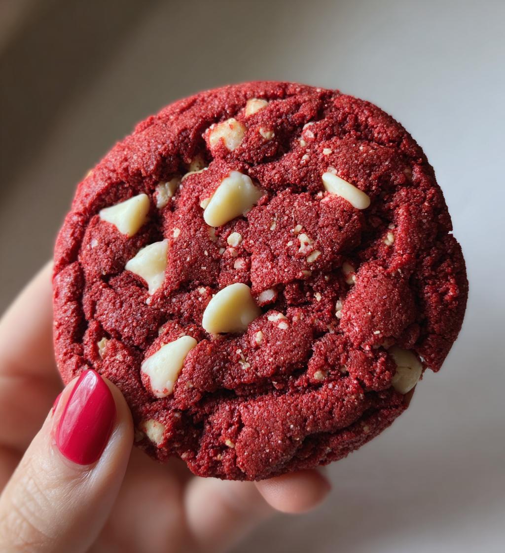 red velvet cookies - detail 1
