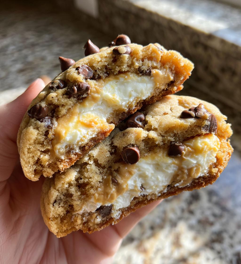 reeses peanut butter cheesecake cookies - detail 1