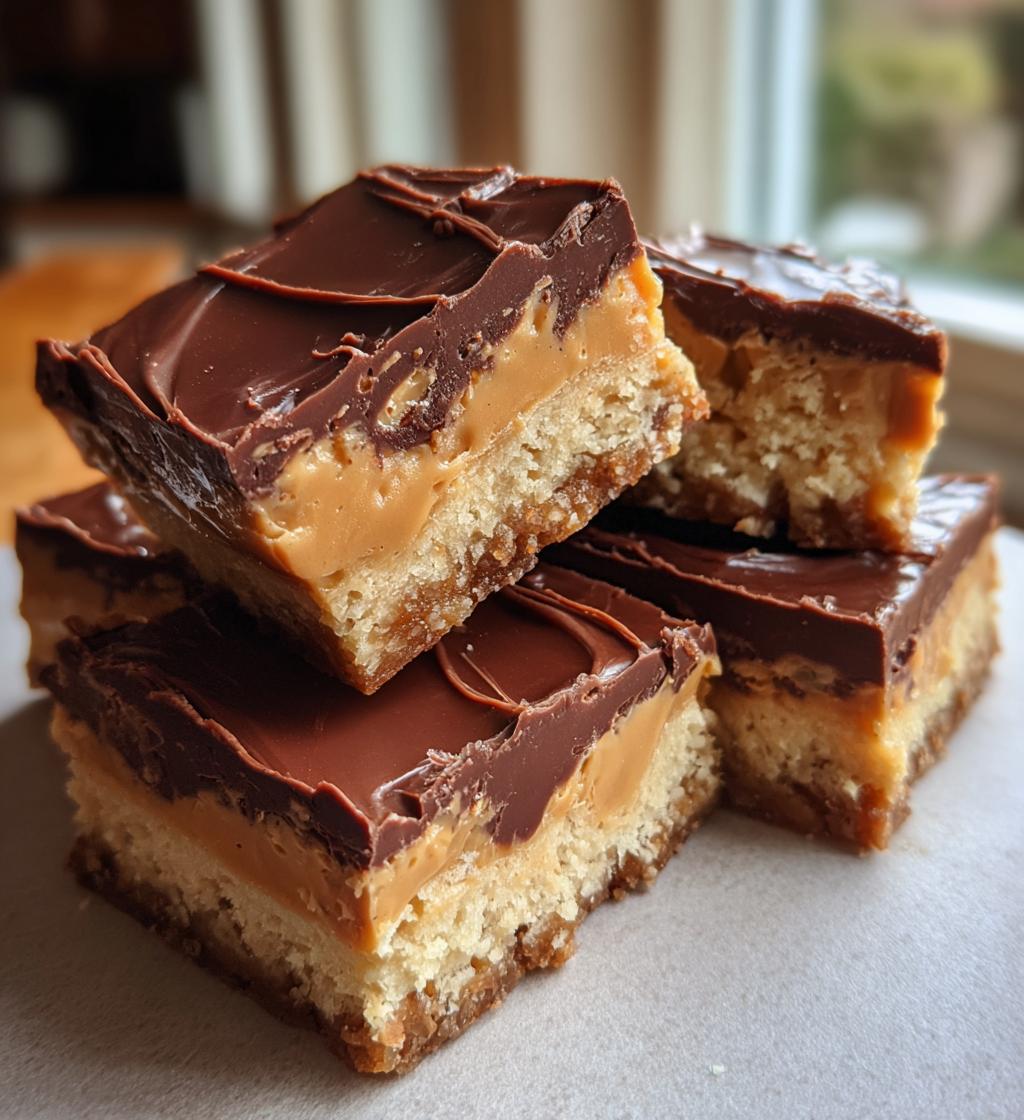 reeses peanut butter no bake bars - detail 1