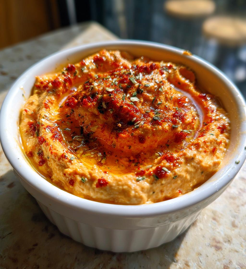 roasted red pepper hummus