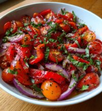 roasted red pepper salad