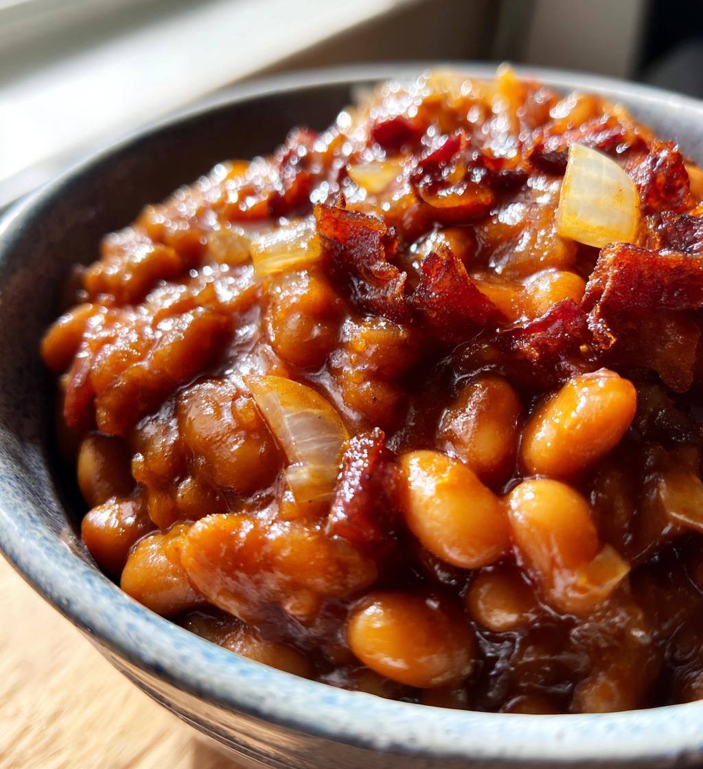 root beer baked beans - detail 1