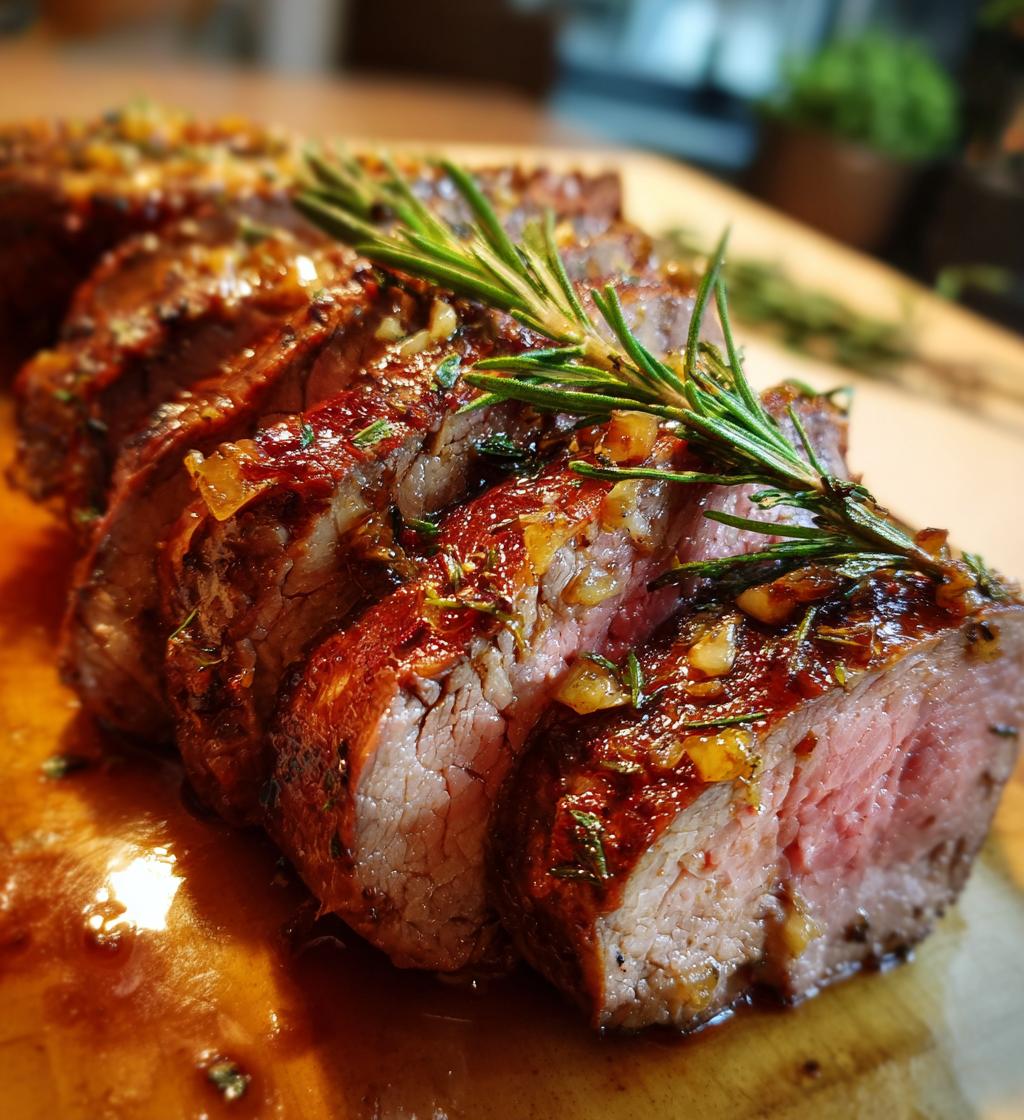 rosemary and garlic roast beef