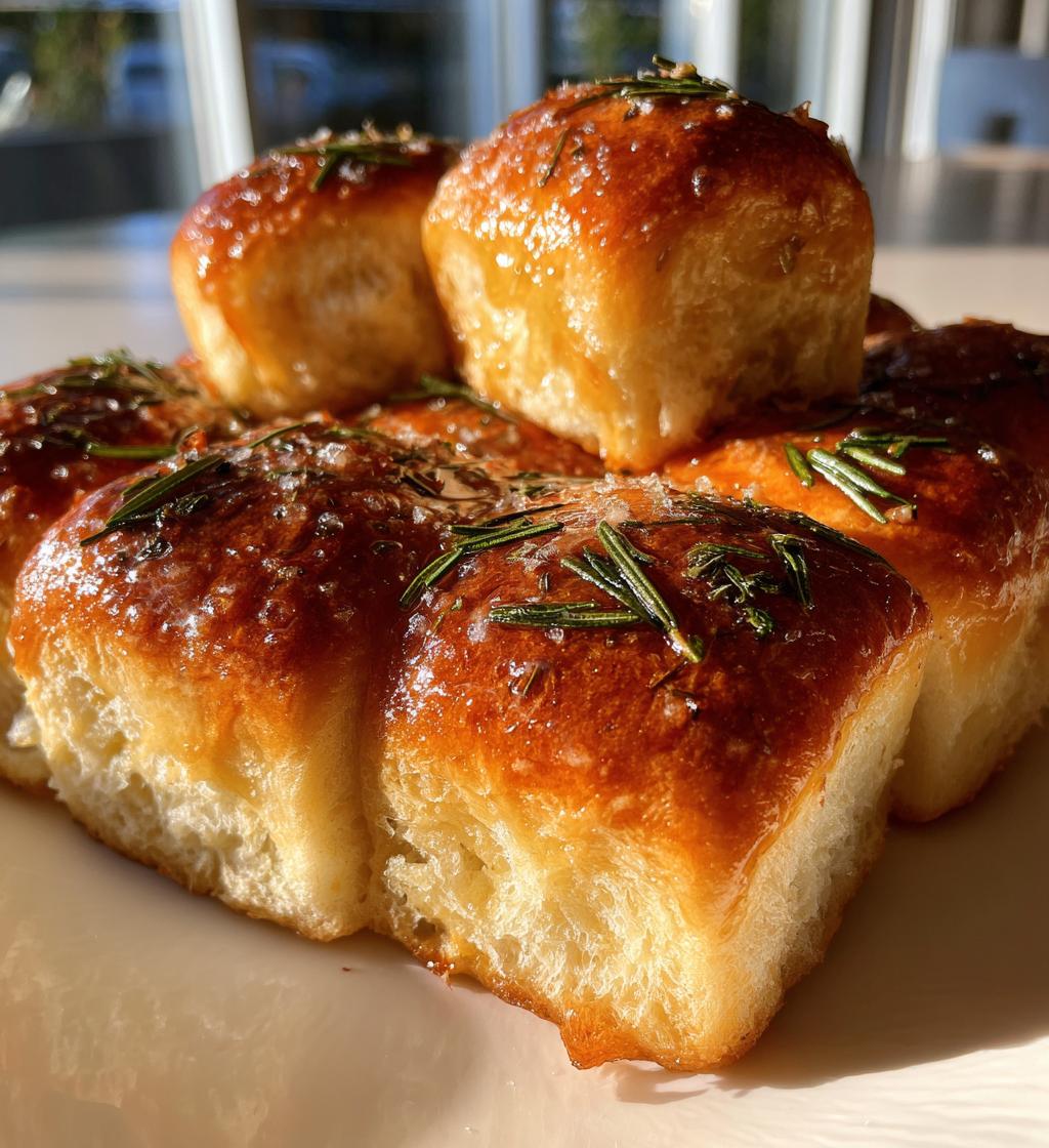 rosemary honey butter dinner rolls - detail 1