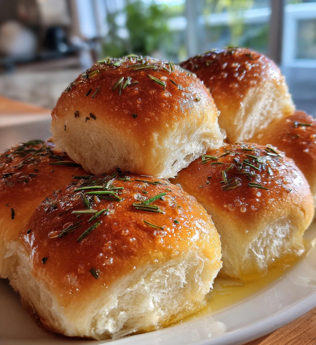 rosemary honey butter dinner rolls