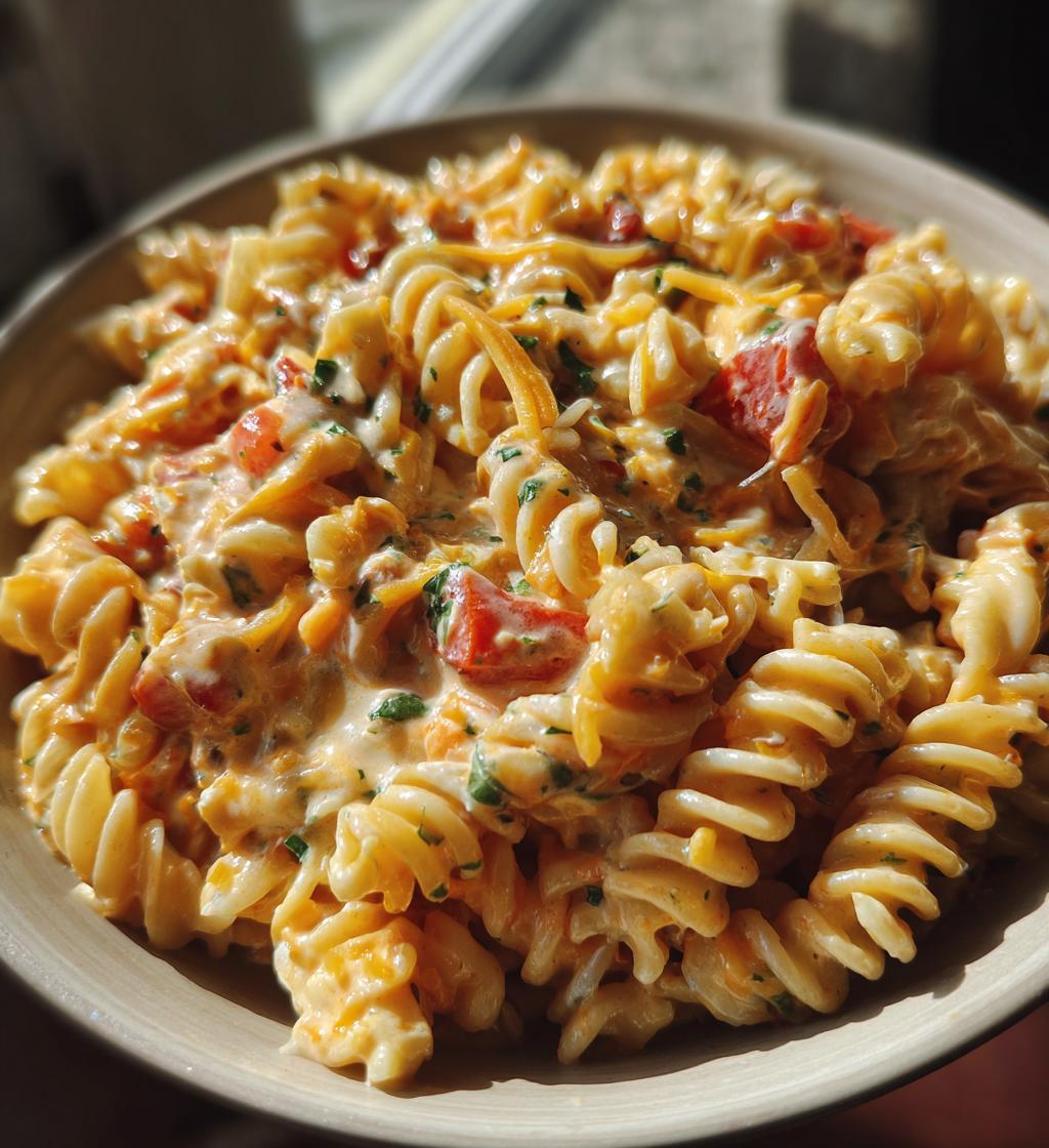 rotel pasta fiesta - detail 1