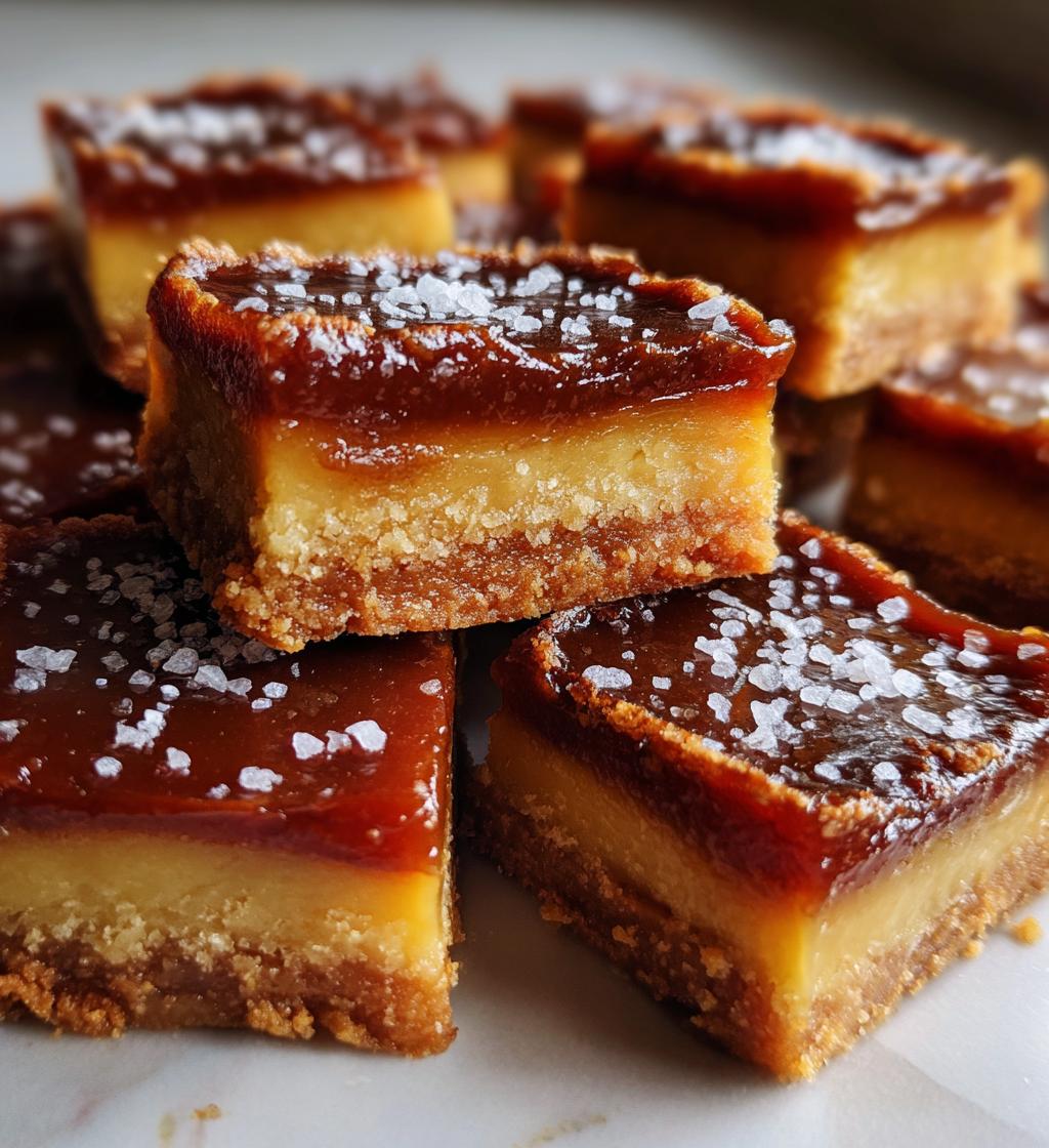 salted caramel butter bars - detail 1