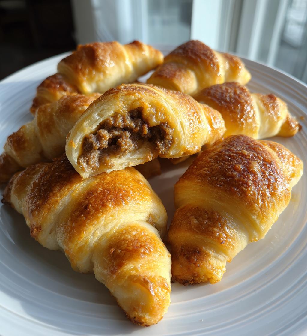 sausage cream cheese crescents